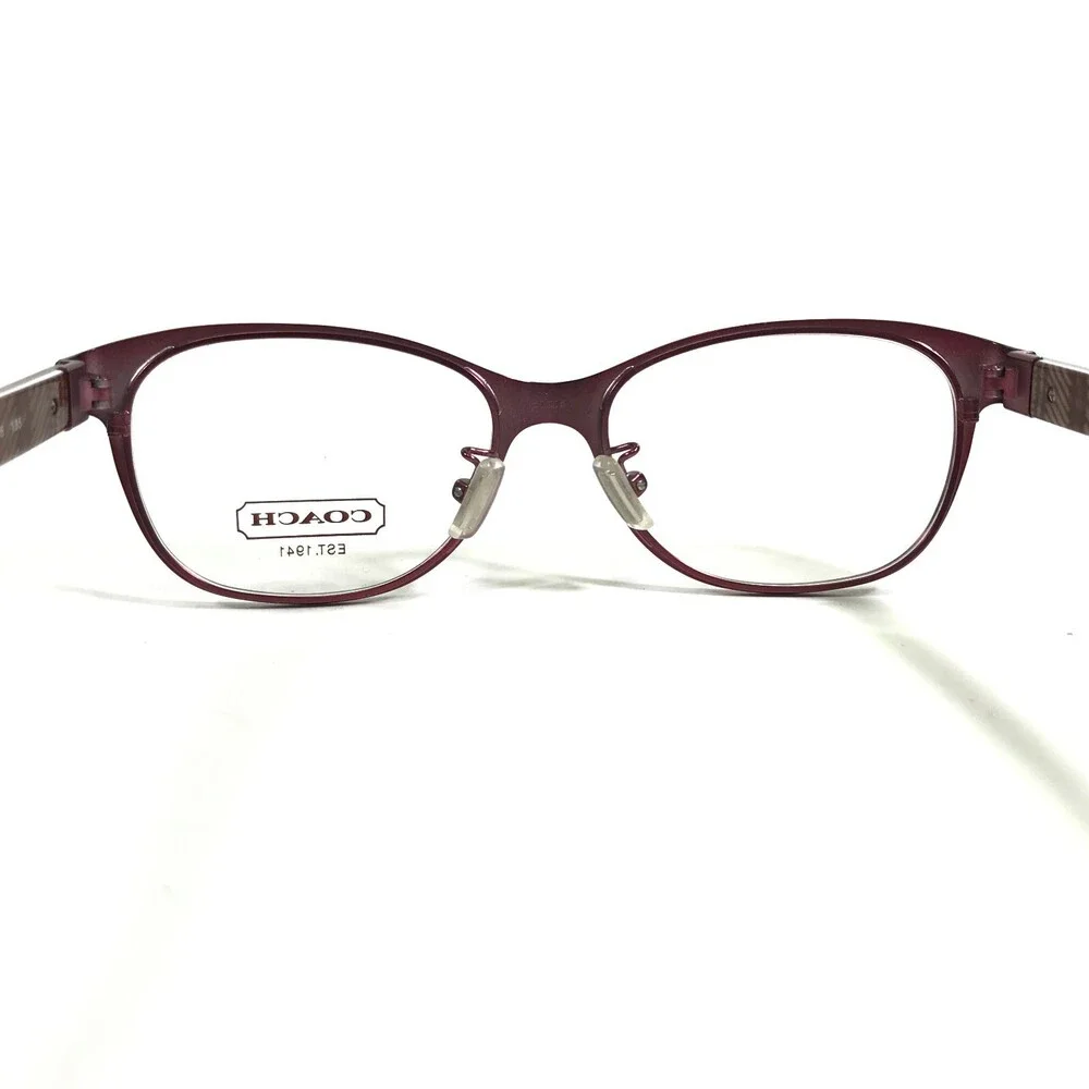 Coach Eyeglasses Frames HC 5039 Ashlyn 9134 Satin Burgundy Cat Eye 51-16-135